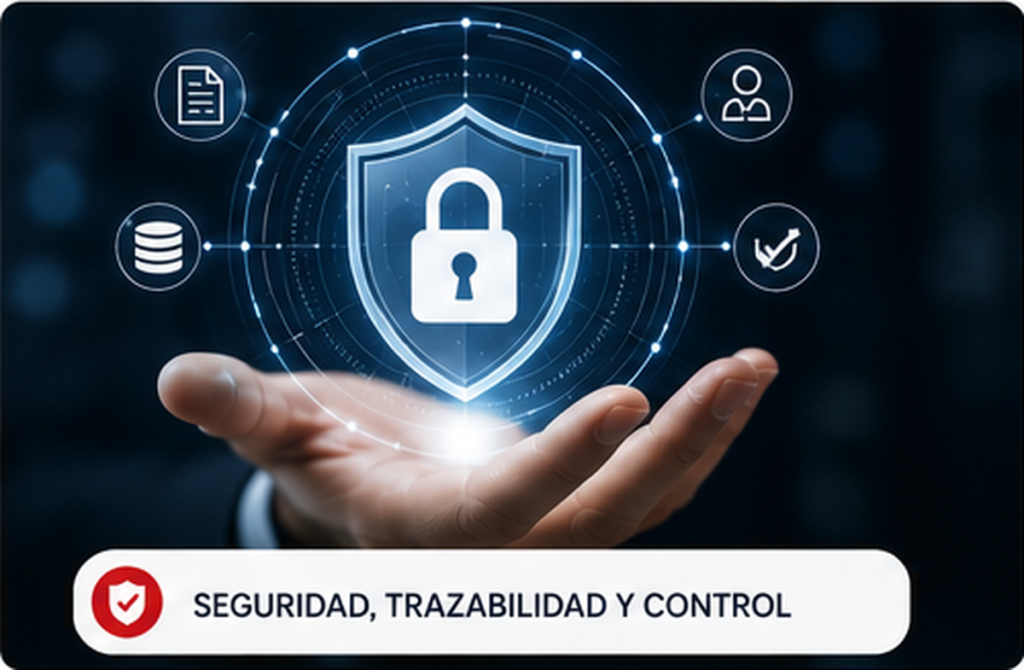 Seguridad trazabilidad y control en procesos automatizados con IA