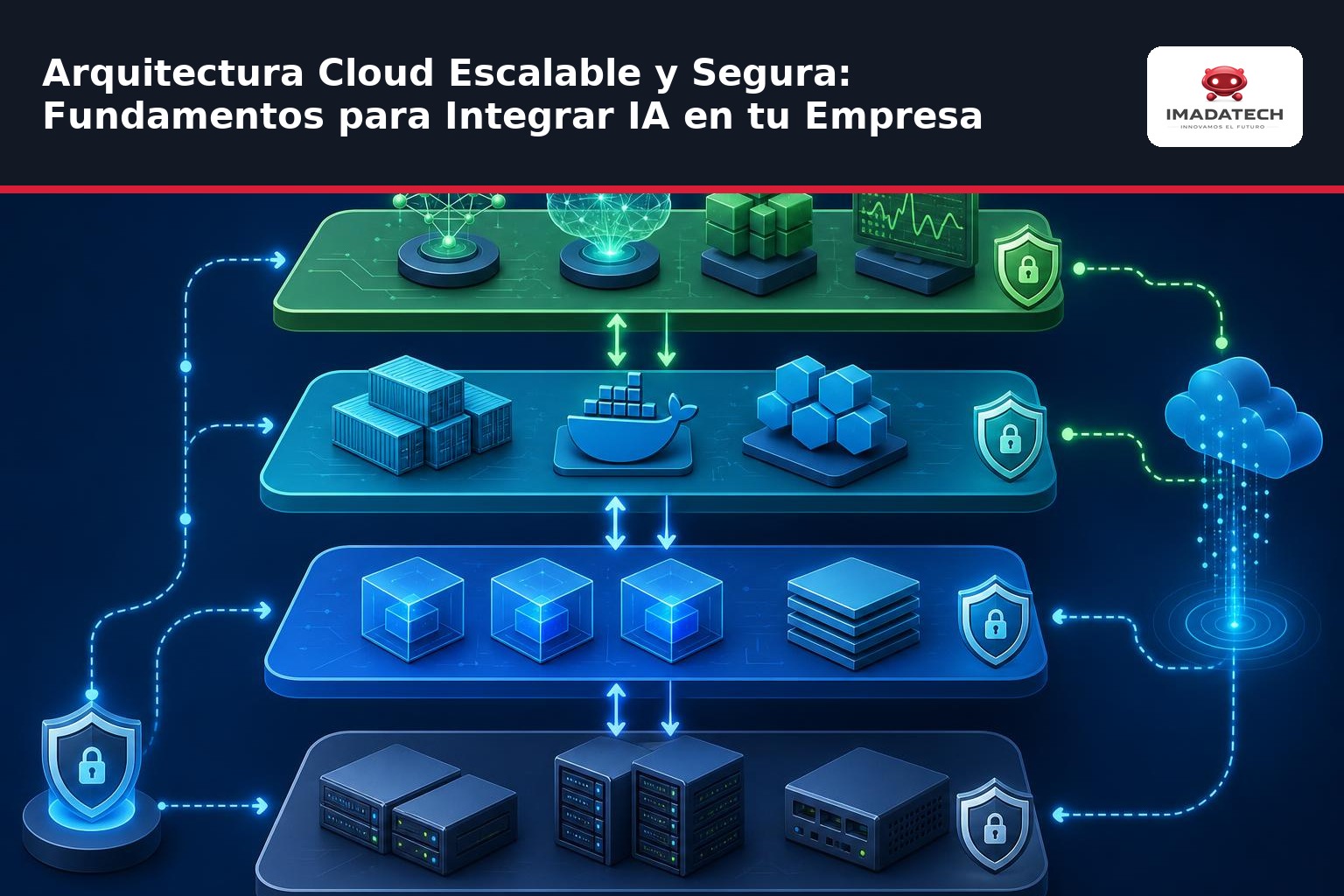 Imagen de apoyo de Arquitectura Cloud Escalable y Segura: Fundamentos para Integrar IA en tu Empresa