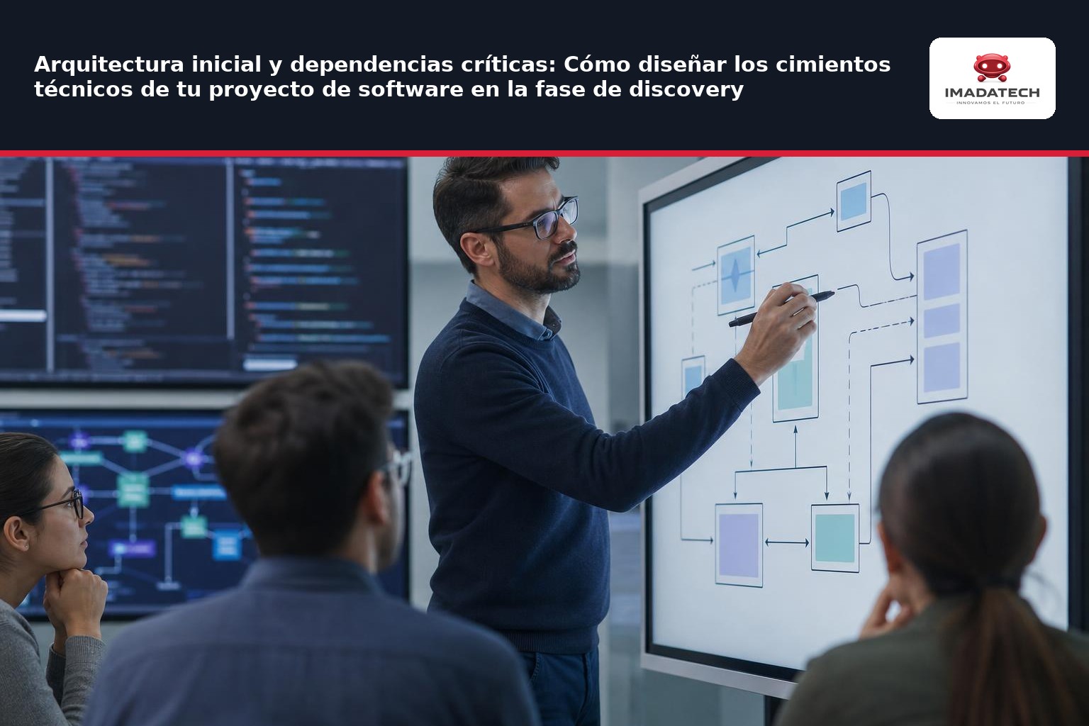 Diagrama de flujo que ilustra el proceso de identificación de dependencias técnicas críticas y toma de decisiones de arquitec