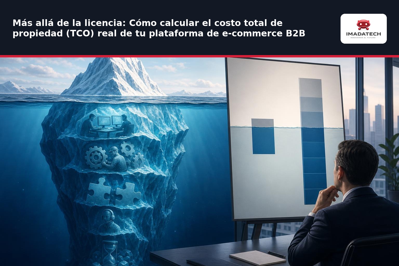 Imagen de apoyo de Más allá de la licencia: Cómo calcular el costo total de propiedad (TCO) real de tu plataforma de e-commerce B2B