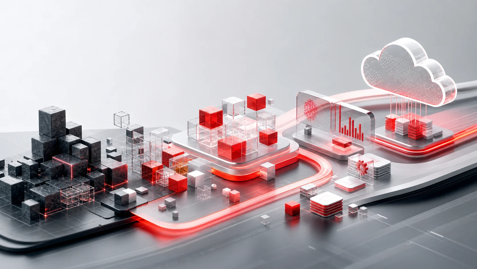 Ruta de transformación digital desde sistemas heredados hacia nube y analítica