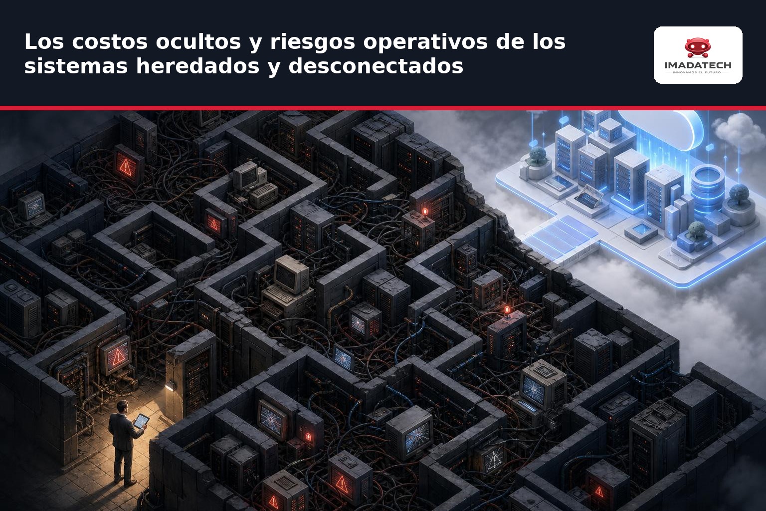 Imagen de apoyo de Los costos ocultos y riesgos operativos de los sistemas heredados y desconectados