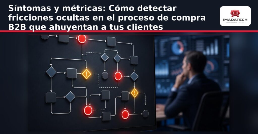 Imagen destacada de Síntomas y métricas: Cómo detectar fricciones ocultas en el proceso de compra B2B que ahuyentan a tus clientes
