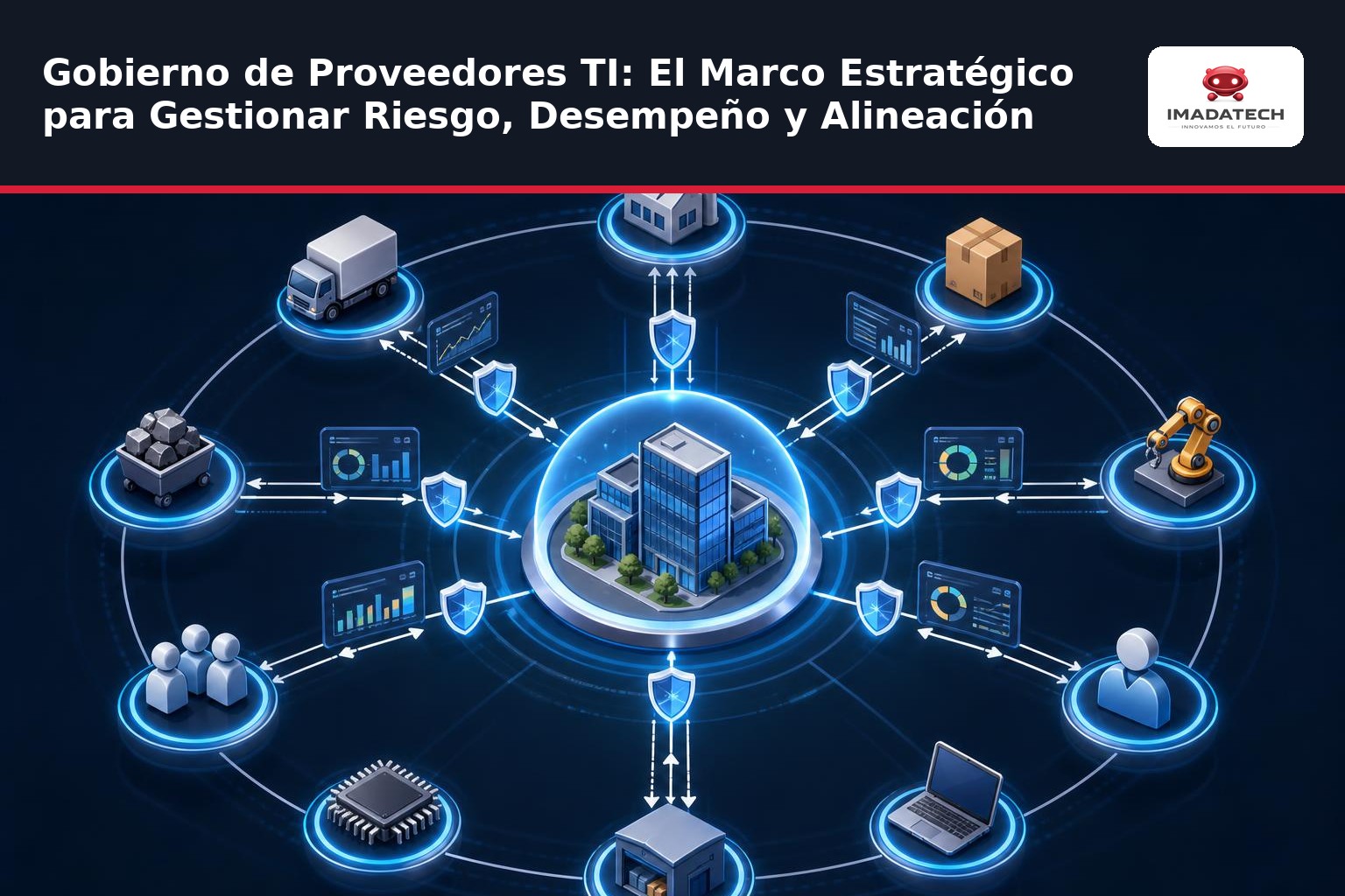 Imagen de apoyo de Gobierno de Proveedores TI: El Marco Estratégico para Gestionar Riesgo, Desempeño y Alineación