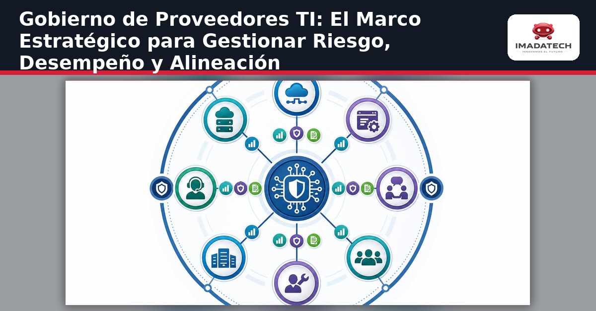 Imagen destacada de Gobierno de Proveedores TI: El Marco Estratégico para Gestionar Riesgo, Desempeño y Alineación