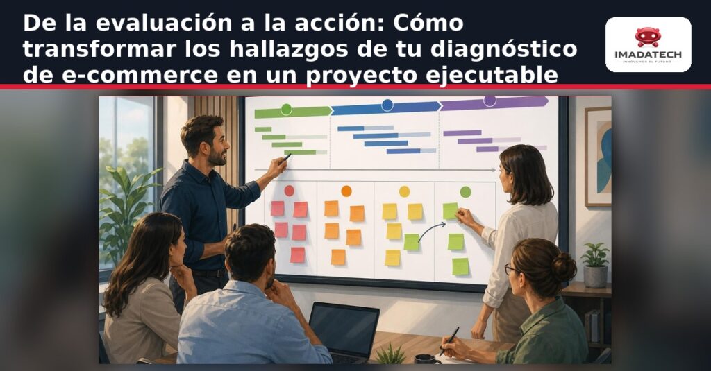 Imagen destacada de De la evaluación a la acción: Cómo transformar los hallazgos de tu diagnóstico de e-commerce en un proyecto ejecutable